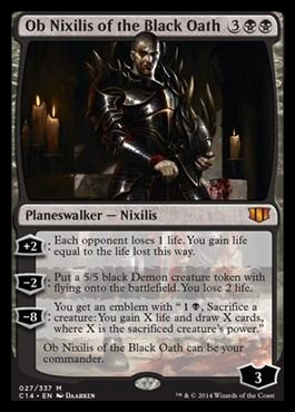 Ob Nixilis of the Black Oath | COMMANDER 2014 Visual Spoiler
