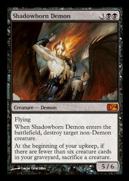 shadowborn demon duels of the planeswalker 2014 M14
