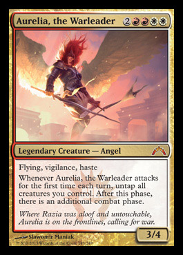 aurelia warleader boros guild leader mythic gatecrash spoiler