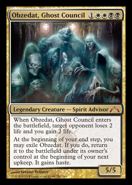 obzedat ghost council orzhov mythic guild leader gatecrash
