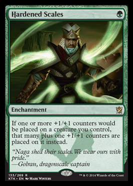 Magic The Gathering - Hardened Scales (Scaglie Indurite) - Khans Of Tarkir - Carta Singola Rara