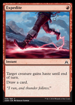 Expedite | OATH OF THE GATEWATCH MTG Visual Spoiler