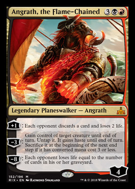 Angrath The Flame Chained Rivals Of Ixalan Visual Spoiler