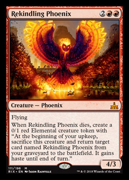 Rekindling Phoenix | RIVALS OF IXALAN Visual Spoiler
