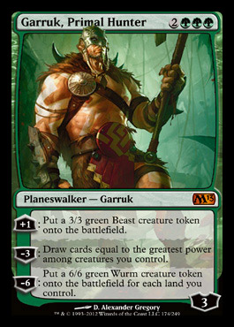 Caller of Beasts Magic 2014 Garruk M14 PLD Green Mythic Rare CARD ABUGames