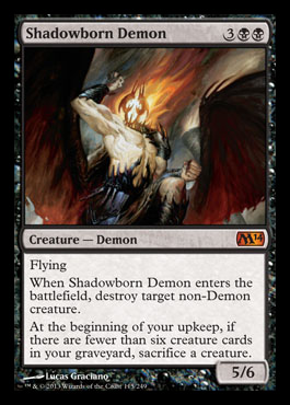 shadowborn demon m14 spoiler